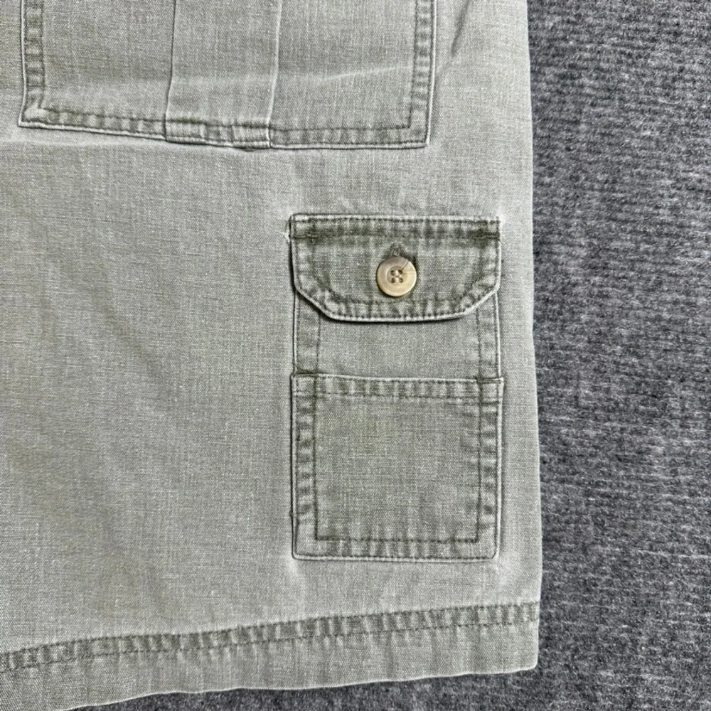 Bimini Bay Outfitters Mens Cargo Shorts 32 Olive Green Cotton Utility Fishing